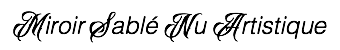 Miroir Sablé Nu Artistique