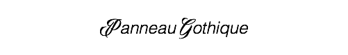 Panneau Gothique